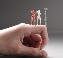 Load image into Gallery viewer, 1:64 Painted Unpainted Figure Model Miniature Resin Diorama Beauty Bikini Girl R New