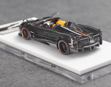 Load image into Gallery viewer, 1:64 Flame Black Huayra BC Convertible Sports Model Diecast Resin Car New Collection