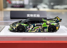 Load image into Gallery viewer, 1:64 Green Camo LP610 Huracan GT Sports Model Diecast Resin Car New Collection