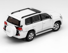 Load image into Gallery viewer, GCD 1:64 White Land Cruiser LC200 SUV ORV Sports Model Diecast Metal Car New Collection