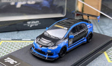 Load image into Gallery viewer, TPC 1:64 Blue JDM Civic FD2 Racing Sports Model Diecast Metal Car New
