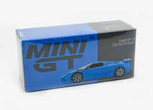 Load image into Gallery viewer, MINIGT 1:64 Blue Bugatti EB110 Super Sports Model Diecast Metal Car New Collection