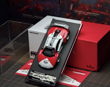 Load image into Gallery viewer, PSC 1:64 White Red LP800-4 Racing Sports Model Diecast Metal Car BN