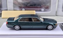 Load image into Gallery viewer, DCM 1:64 Green 1998-01 E38 L7 728il Luxury Sedan Model Diecast Metal Car New Collection