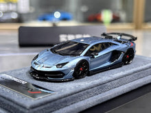 Load image into Gallery viewer, 1:64 GradePro Cyan SVJ LP770-4 Aventador Sports Model Diecast Resin Car New Collection