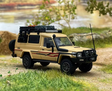 Load image into Gallery viewer, Autobots 1:64 Decal Yellow Land Cruiser J70 LC78 ORV Model Diecast Metal Car