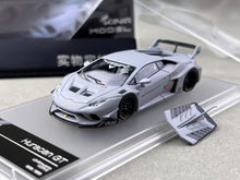 Load image into Gallery viewer, King 1:64 Gray LB Huracan GT Racing Sports Model Diecast Metal Car New Collection
