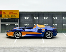 Load image into Gallery viewer, LCD 1:64 Blue Gulf Elva Convertible Racing Sports Model Diecast Metal Car New Collection