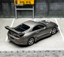 Load image into Gallery viewer, MINIGT 1:64 Gray Supra A80 Veilside Combat Sports Model Diecast Metal Car BN