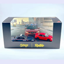 Load image into Gallery viewer, 1:64 Atlanta CV Police Impreza WRX STI IX 9 Sedan Set Model Diecast Metal Car