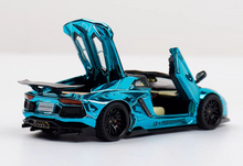 Load image into Gallery viewer, RM 1:64 Plating Blue LP700-4 LBWK Sports Open Model Diecast Metal Car New Collection