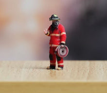 Load image into Gallery viewer, 1:64 Painted Figure Model Miniature Resin Diorama Sand Fire Man Firefighter Toy