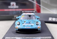Load image into Gallery viewer, SR 1:64 Baby Blue 911 GT3 R #25 Racing Sports Model Diecast Metal Car New Collection