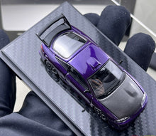 Load image into Gallery viewer, Transcend 1:64 Purple Carbon Eclipse GS Sports Model Diecast Metal Car New Collection