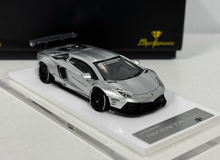 Load image into Gallery viewer, Onemodel 1:64 Silver LP700 Aventador LB Racing Sports Model Diecast Resin Car