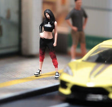 Load image into Gallery viewer, 1:64 Painted Unpainted Figure Model Miniature Resin Diorama Sand Cool Hot Girl
