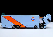 Load image into Gallery viewer, Tarmac 1:64 Fuso Blue Gulf Racing Truck Model Diecast Metal Car New Collection