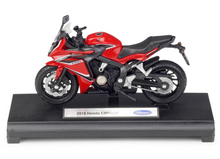 Load image into Gallery viewer, WELLY 1:18 2018 CBR 650F Racing Sports Model Toy Diecast Metal Motorcycle