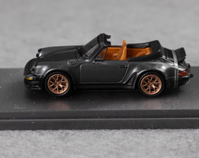 Load image into Gallery viewer, RM 1:64 Gray Singer 930 Turbo Study Convertible Model Diecast Metal Car New Collection