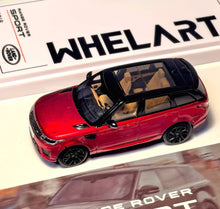 Load image into Gallery viewer, WHELART 1:64 2018 Red Range Rover Sports SUV Model Diecast Metal Car New Collection