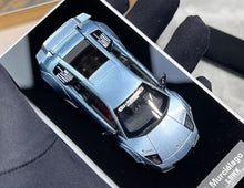Load image into Gallery viewer, 404Error 1:64 Ice Blue Murcielago LBWK Sports Model Diecast Resin Car New Collection