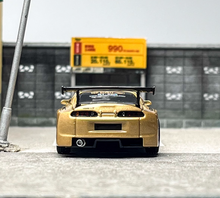 Load image into Gallery viewer, MINIGT 1:64 Gold Supra A80 Top Secret GT-300 Sport Model Diecast Metal Car BN