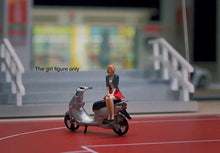 Load image into Gallery viewer, 1:64 Painted Figure Mini Model Miniature Resin Diorama Sand People Sitting Girl