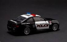 Load image into Gallery viewer, Fine 1:64 Black Police NSF M3 E92 Coupe Sports Model Diecast Metal Car New Collection
