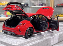 Load image into Gallery viewer, MH 1:18 Red JDM Civic Type R FL5 Turbo Vtec Engine Model Diecast Metal Car New Collection