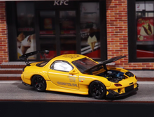 Load image into Gallery viewer, BSC 1:64 JDM RX7 FD3S RE Racing Sports Model Diecast Metal Car New
