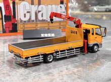 Load image into Gallery viewer, GCD 1:64 Yellow Fuso Fighter Crane Truck Model Diecast Metal Car New Collection