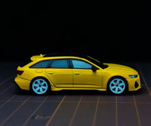 Load image into Gallery viewer, Masdi 1:64 Yellow RS6 Touring Wagon Sports Model Diecast Metal Car New Collection