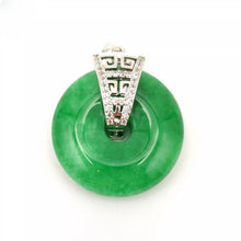 Load image into Gallery viewer, Nature Jade Peace Fortune Pendant Necklace Gift Jewelry charm Blessing Jewelry b