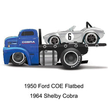 Load image into Gallery viewer, Maisto 1:64 1950 COE Flatbed Trailer Shelby Cobra Model Diecast Metal Car New