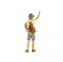 Load image into Gallery viewer, 1:64 Painted Figure Model Miniature Resin Diorama Sand Camping Outdoor Hiking B