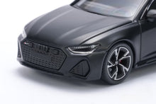 Load image into Gallery viewer, Masdi 1:64 Matte Black RS6 Advan Wagon Sports Model Diecast Metal Car New Collection