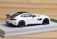 Load image into Gallery viewer, MJ 1:64 White AMG GTR Coupe Super Racing Sport Model Diecast Metal Car New Collection