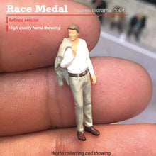 Load image into Gallery viewer, 1:64 Painted Figure Mini Model Miniature Resin Diorama Sand Suit Jacket Coat Man