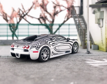 Load image into Gallery viewer, Mortal 1:64 Black White Veyron SS Racing Sports Model Diecast Metal Car New Collection