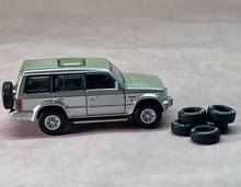 Load image into Gallery viewer, BM 1:64 Silver Pajero Off Road SUV Model Diecast Metal Car New