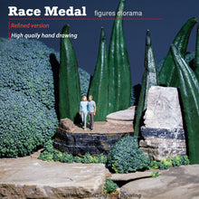 Load image into Gallery viewer, 1:64 Painted Figure Mini Model Miniature Resin Diorama Sand Lovers Couple SET