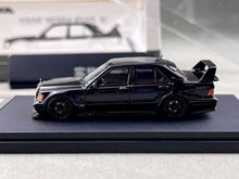 Load image into Gallery viewer, HKM 1:64 Black 190E W201 2.5-16 Evo II Sedan Sport Model Diecast Metal Car New Collection