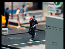 Load image into Gallery viewer, 1:64 Painted Figure Model Miniature Resin Diorama Toy Sand Drinking Man In Black