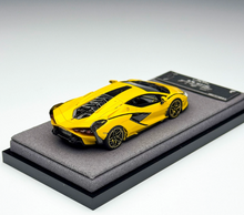 Load image into Gallery viewer, Deepmaker 1:64 Yellow Sian FKP 37 Sports Model Diecast Resin Car New Collection
