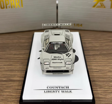Load image into Gallery viewer, Topart 1:64 Gray LBWK Countach #41 Sports Model Diecast Metal Car New Collection