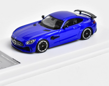 Load image into Gallery viewer, MJ 1:64 Blue AMG GTR Coupe Super Racing Sport Model Diecast Metal Car New Collection
