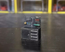 Load image into Gallery viewer, 1:64 Painted Figure Model Miniature Resin Sand Tool Cabinet Rack Car Repair Toy Collection