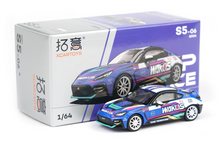 Load image into Gallery viewer, Poprace 1:64 JDM GR86 Wakos Racing Sports Model Diecast Metal Car New Collect