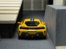 Load image into Gallery viewer, TOC 1:64 Yellow 488 Pista Coupe Sports Model Diecast Metal Car New Collection