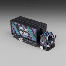 Load image into Gallery viewer, MT 1:64 Black HKS H300 Tow Box Truck Custom Model Diecast Metal Car New Collection